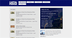 Desktop Screenshot of capitalfringe.org